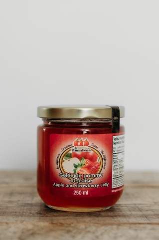 Gelée de pomme et fraise   125 ml &  250 ml