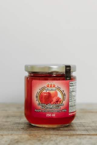 Gelée de pomme et framboise   125 ml & 250 ml